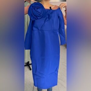 Mother of Bride Blue Dress Party Wedding Special